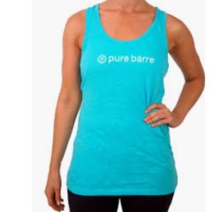 Pure Barre Sz Large Turquoise Tank